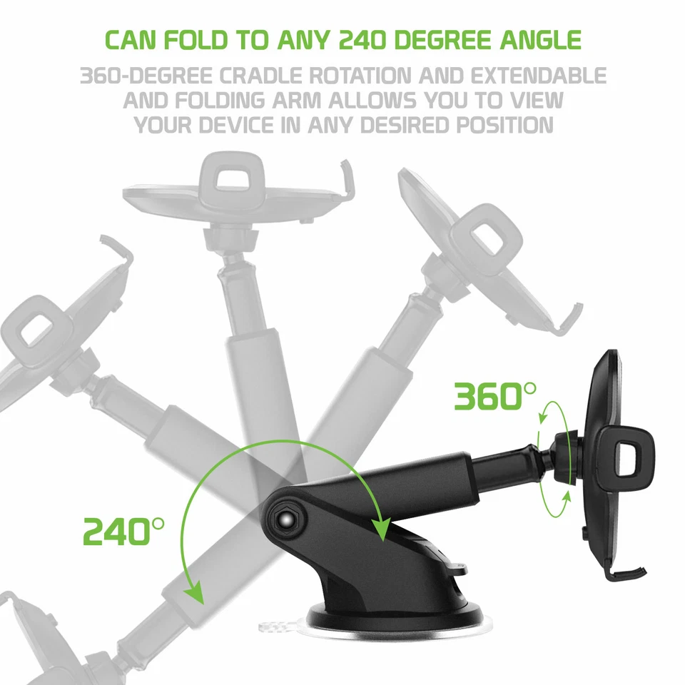 Cellet Car Phone Mount Dashboard/Windshield with Telescoping Arm Holder - Image 4 of 4