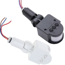 2Pack 180° Security Infrared PIR Motion Sensor Detector Wall LED Light Switch