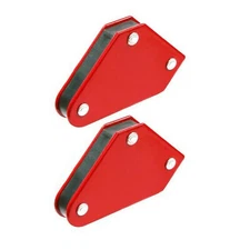 2pc Welding Arrow Magnet Set Mini Weld Holder Up to 10 LB at 45, 90 or 135 Deg