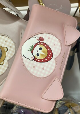 Mofusand Long Wallet Strawberry-nyan Coin Case & Card Case Character Cat New