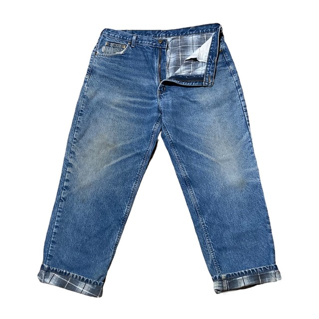Carhartt Flannel Lined Denim Jeans B21 
