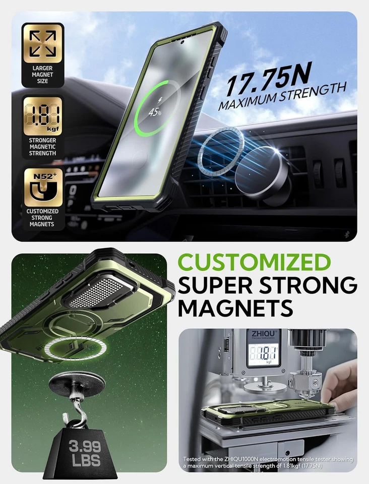 Capa magnética ultra resistente i-Blason Armorbox para Samsung Galaxy S25Ultra S24 - Imagem 2 de 4