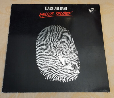 Klaus Lage ''Heiße Spuren'' -  LP Schallplatte Vinyl - Faust auf Faust, Eifersucht