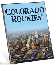 Colorado Rockies 8" x 10" Wood Easel Sign