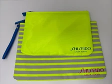 Shiseido Ginza Tokyo Cosmetic makeup bags 2 Pc Very lightly used
