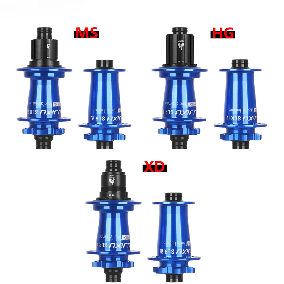 Buje de bicicleta de montaña 690 click 32 agujeros freno de disco 8-12 velocidades MTB HG XD MS eje pasante Foto 2 de 4