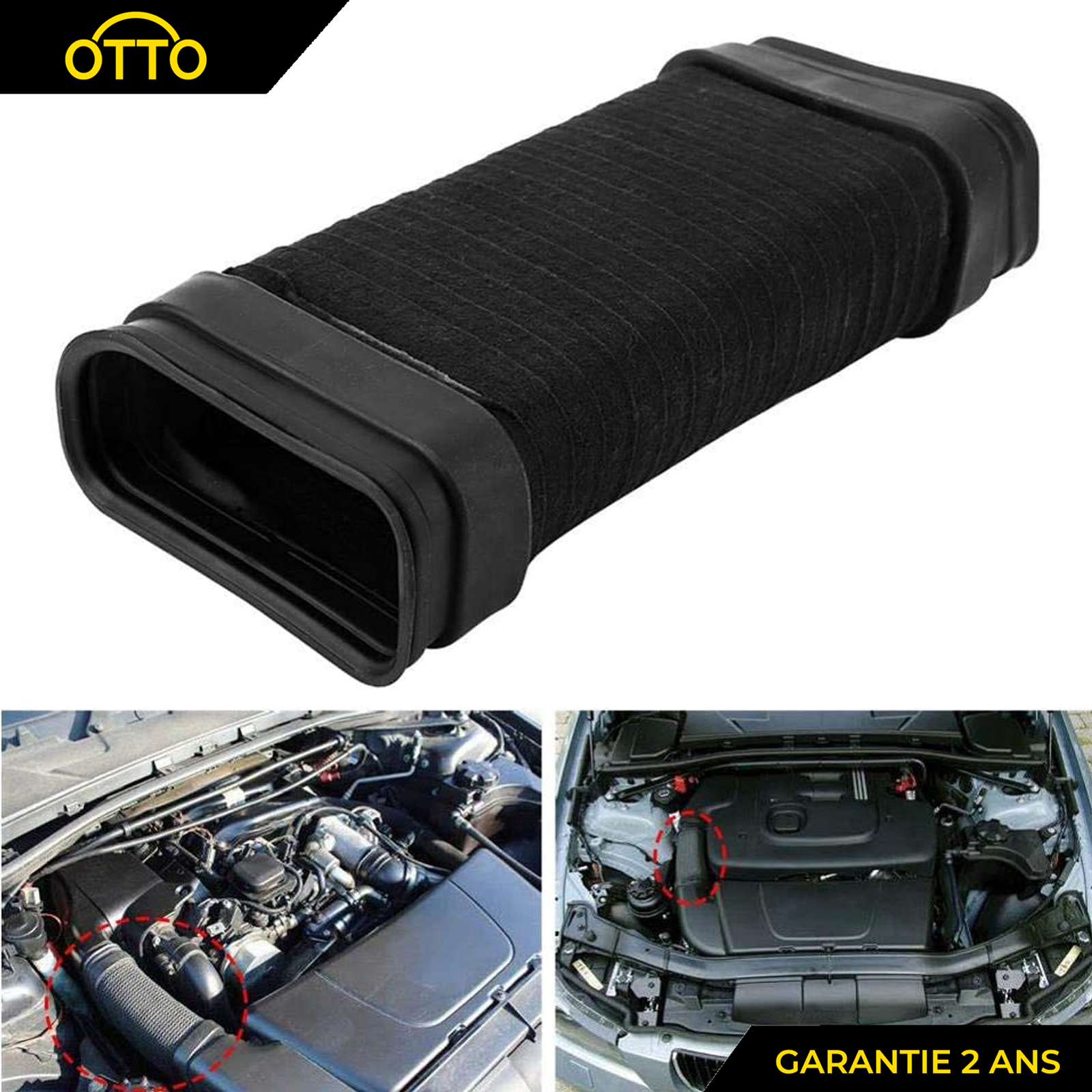 Soufflet de boite à air haute durabilité pour BMW Série 3 E90 E91 320d référence 13717952843