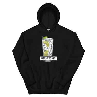 Gin and Tonic Drink Delicious Popular Beverage Hoodie