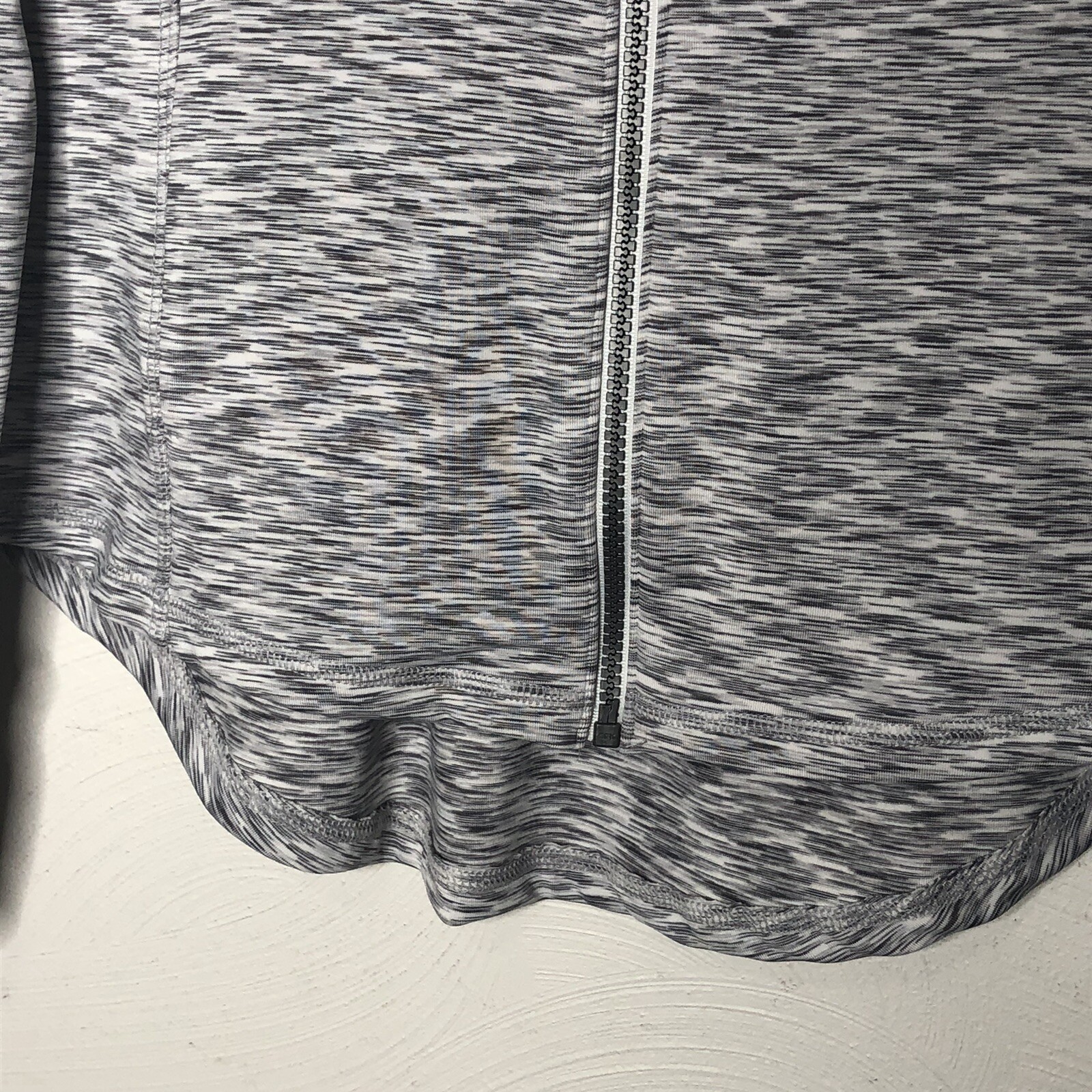 Giacca Fila Sport donna taglia M Active grigio marmorizzato zip tasche atletica corsa