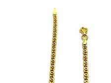 PEGASO GIOIELLI Collana Oro Giallo 18K 750 Catena Maglia Tigre cm 50 Uomo Donna