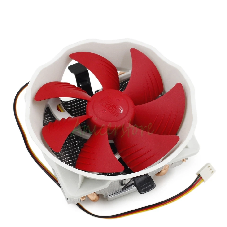 3-Pin 120MM Large Fan 4 Copper Heat pipes Radiator Intel AMD Heatsink CPU Cooler - Image 3 of 4
