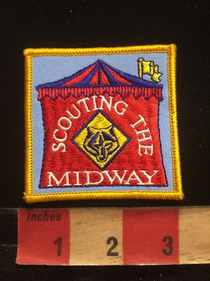 Big Top Tent State Fair Theme SCOUTING THE MIDWAY BSA Boy Scouts Patch 87N9