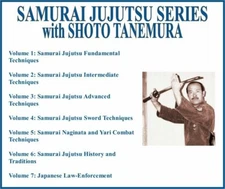 SAMURAI JUJUTSU Instructional Series (7) DVD Set sword techniques naginata yari 