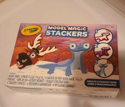 New Crayola Model Magic Stackers Frozen 2 Bruni and Sven