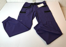 NWT New York Laundry MEDics Womens Scrub/Medical Pants Purple Size XL