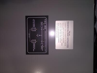 THOMSON TECHNOLOGY TSC 80 TRANSFER SWITCH CONTROLLER L TS
