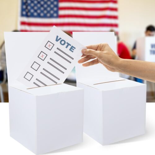 10 Pcs Cardboard Ballot Box Raffle Box Donation Box for Fundraising 6 x 6 x 6... - Picture 5 of 9
