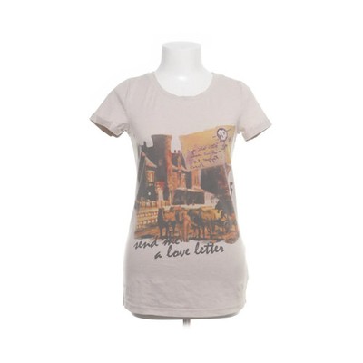 Flash Lights, T-shirt, Größe: 36, Beige/Mehrfarbig #KC3