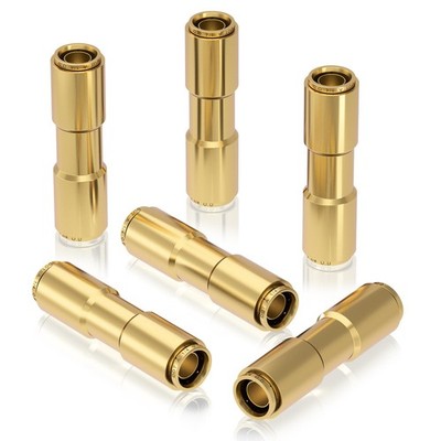 CheeMuii 6 PCS 1/4 Brass DOT Air Line Fitting 1/4IN-6PCS, 6 INCH 