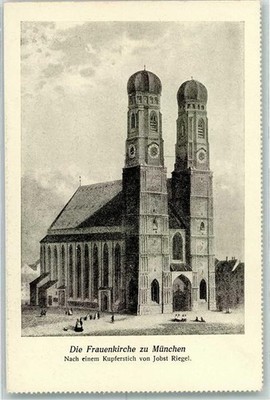 10337175 - 8000 Muenchen Frauenkirche von Jobst Riegel Muenchen Stadtkreis