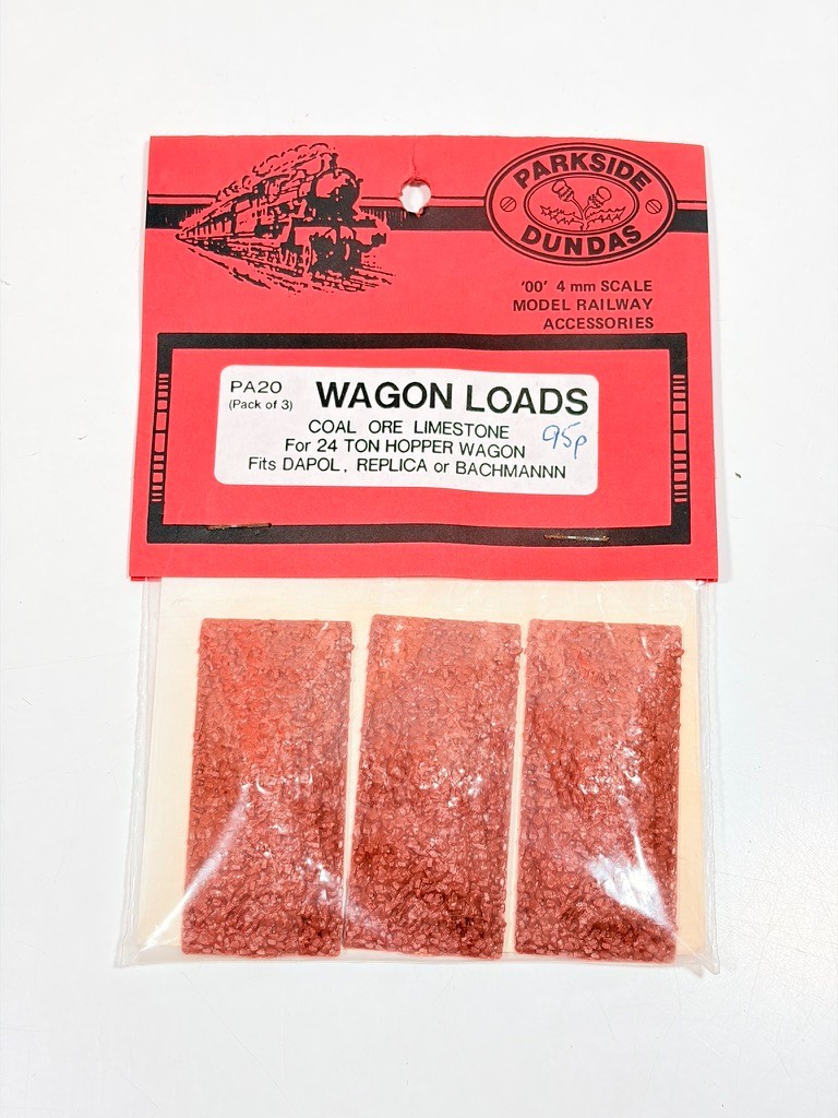 Vintage 3x Wagon Loads for Hornby 24 ton Hopper Wagon - BRAND NEW & SEALED