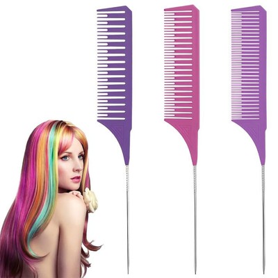 Haarkamm-Set Mit Fischgräten-Design – 3-teilig, Breite Zähne, Für Locken & Alle Haartypen