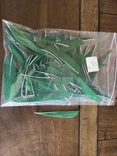 100 Left Green Arrow Fletches Vanes 4”
