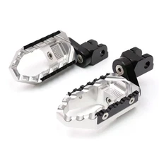 Silver 1 inch Extend Front Cruise Foot Pegs For THRUXTON R RS 16 17 18 19 20 21