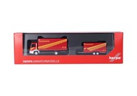 Herpa 321266 | MB Atego `13 | Planen-Lkw Mit Planen-AnhäNger | FW GW Logistik