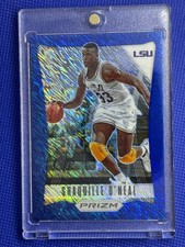 2021 Panini Prizm Draft Picks Shaquille O'Neal Flashback Blue Shimmer FOTL /13