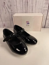 STELLE-girls pattern leather tap shoes- Size 13 ML