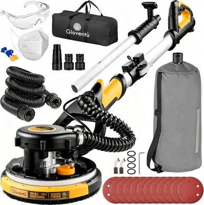 Electric Drywall Sander 750W Dustless Popcorn Ceiling