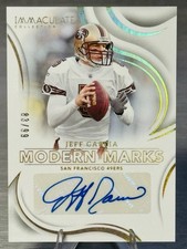 💫🏈JEFF GARCIA 2024 Immaculate Modern Marks Auto /99 #SAN FRANCISCO 49ERS!🏈💫