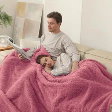 Queen Size Heating Blanket with Dual Controls 84X90-5 Temperature Levels & Timer