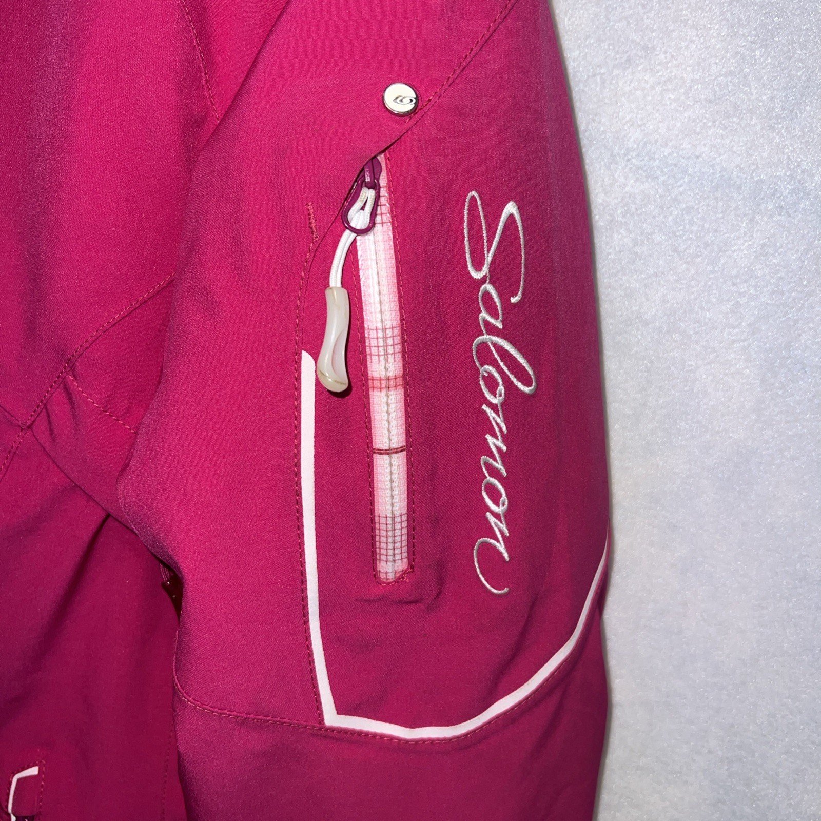 Giacca Salomon ClimaPro Storm Speed II donna taglia M rosa fantasia Primaloft WOW!