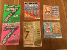 Lot RUBBEL-LOSE aus HESSEN - LOTTO - Sechs Verschiedene 2024 - Top-Zustand