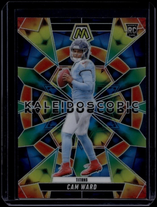 2025 Panini Mosaic Football Cam Ward #2 RC Rookie Kaleidoscopic