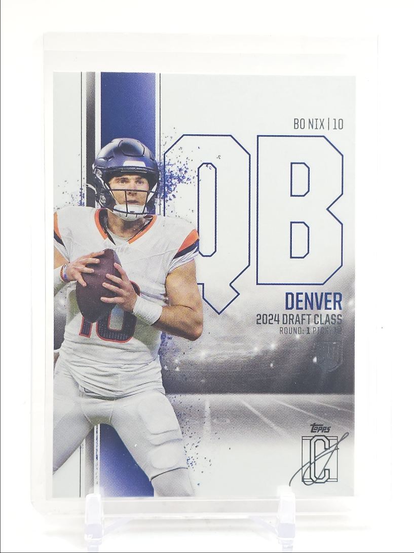 BO NIX 2024 TOPPS SIGNATURE CLASS ROOKIE CLASS I DENVER #100 RC Q0094