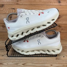 On Running Trainers Mens Size UK 8 Cloudtilt Sand Cream White Swiss Gym Shoes
