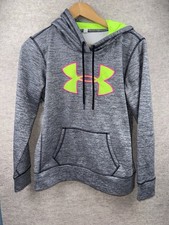 Under Armour Women s Hoodie Big Logo Twist 1263537 Storm Fleece Gray Size A