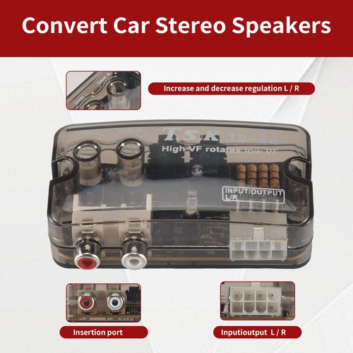 Convertidor de salida de línea descendente de audio para coche 3X((R) G8X5)3538 - Imagen 5 de 7