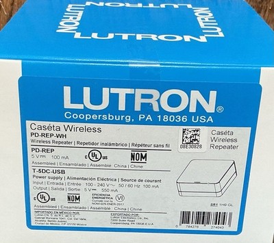 Lutron Caseta Smart Repeater/Range Extender (PD-REP-WH) NEW IN BOX (sealed)
