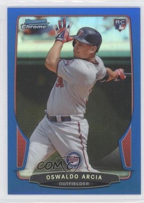 2013 Bowman Chrome Blue Refractor 2/250 Oswaldo Arcia #39 Rookie RC 0c2