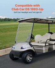 Golf Cart Light Kit, 12V, LED Headlight and Taillight Kit with Wiring Harness, S