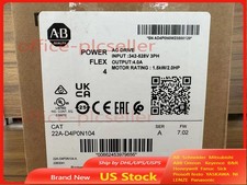 22A-D4P0N104 2022 SER A New Allen Bradley PowerFlex 4 1.5 kW 2 HP AC Drive