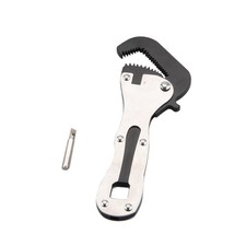 Micro Stubby Wrench Self Adjusting Stainless Steel Tool 516 To 34 Silver