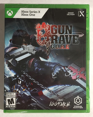 NEW sealed GUNGRAVE G.O.R.E. Xbox One SERIES X Gun Grave GORE xb1 NTSC USA