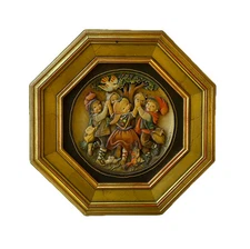 Anri Ferrandiz "Spring Dance" Woodcarving Wall Plaque 12 3/4 " #135/2500