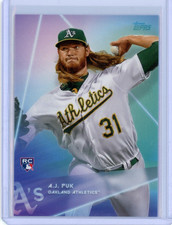 2020 Topps X Steve Aoki A.J. Puk Oakland Athletics Wave 2 Rookie Card #49