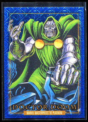 2024 Marvel Masterpieces 92 Platinum Blue Traxx DR DOCTOR DOOM MCU Nm-Mt X-Men